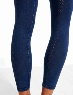 Good Karma High Waisted 7/8 Legging - Deepest Navy -Outlet Elevate Activewear Store Free People Movement GOOD KARMA 7 8 LEGGINGS OB1034337 4405 Navy 0012