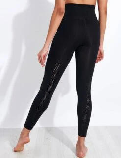 Good Karma High Waisted 7/8 Legging - Onyx -Outlet Elevate Activewear Store Free People Movement GOOD KARMA LEGGING OB1053231 ONYX 0010