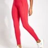 Compressive High Waisted Legging - Cherry