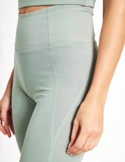 Compressive High Waisted Legging - Agave -Outlet Elevate Activewear Store Girlfriend Collective Compressive high rise long 4007 CQ Agave 0020