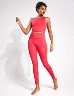 Dylan Bra - Cherry -Outlet Elevate Activewear Store Girlfriend Collective DYLAN BRA 1017 SP Cherry sp 0013