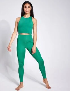 Dylan Bra - Saguaro -Outlet Elevate Activewear Store Girlfriend Collective DYLAN CROP BRA 1017 CG SAGUARO 0012