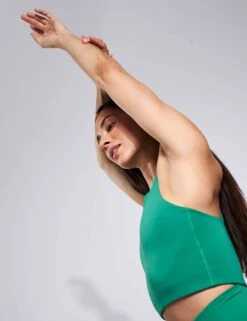 Dylan Bra - Saguaro -Outlet Elevate Activewear Store Girlfriend Collective DYLAN CROP BRA 1017 CG SAGUARO 0021