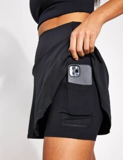Float Ultralight Skort - Black 7 Float Ultralight Skort - Black -Outlet Elevate Activewear Store Girlfriend Collective FLOAT ULTRALIGHT SKORT 4045 BLACK 0004