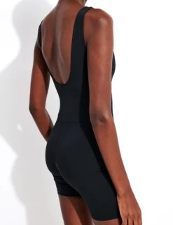 Bike Unitard - Black 8 Bike Unitard - Black -Outlet Elevate Activewear Store Girlfriend Collective GC BIKE UNITARD SCOOP 54788 6012 JB BLACK 0022