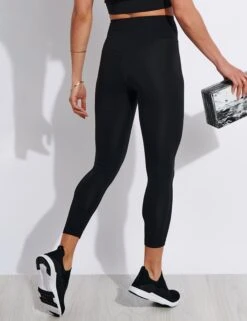 FLOAT High Waisted 7/8 Legging - Black -Outlet Elevate Activewear Store Girlfriend Collective GC FLOAT SEAML HIGH RISE LEGGING 7 8 4022 JB BLACK 0003