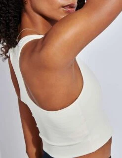 Paloma Bra Classic - Ivory -Outlet Elevate Activewear Store Girlfriend Collective Paloma Bra Classic 53942 4008 SW Ivory 0017