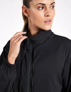 Sideline Full-Zip Windbreaker - Black 11 Sideline Full-Zip Windbreaker - Black -Outlet Elevate Activewear Store Girlfriend Collective Sideline Windbreaker Full Zip 6007 JB BLACK 0028