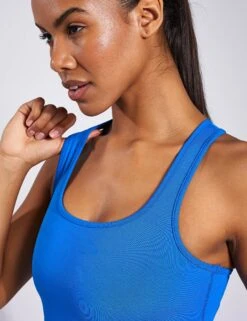 Tipped Paloma Bra - Nautical Blue -Outlet Elevate Activewear Store Girlfriend Collective TIPPED PALOMA BRA 1039 NAUTICAL BLUE 0025