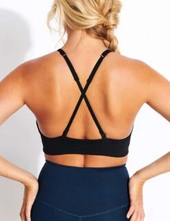 Outlet Elevate Activewear Store -Outlet Elevate Activewear Store Girlfriend Collective Topanga Bra 1001 JB Black 0039