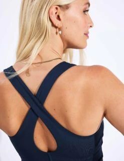 Zoe Tank - Midnight -Outlet Elevate Activewear Store Girlfriend Collective ZOE TANK FLOAT 1024 TC MIDNIGHT 0019