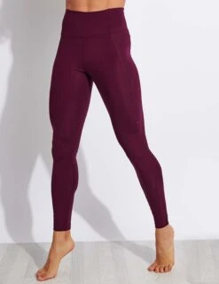 The Paloma Set - Plum -Outlet Elevate Activewear Store Girlfriend Compressive Legging Long re shoot Plum 0017 1