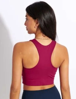 Dylan Bra - Garnet -Outlet Elevate Activewear Store Girlfriend Dylan Crop Bra 1017 Garnet 0021