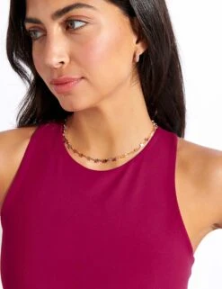 Dylan Bra - Garnet -Outlet Elevate Activewear Store Girlfriend Dylan Crop Bra 1017 Garnet 0027