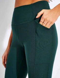 High Waisted Pocket Legging - Moss -Outlet Elevate Activewear Store Girlfriend POCKET LEGGING HIGH RISE Long 4016 GG MOSS 0021