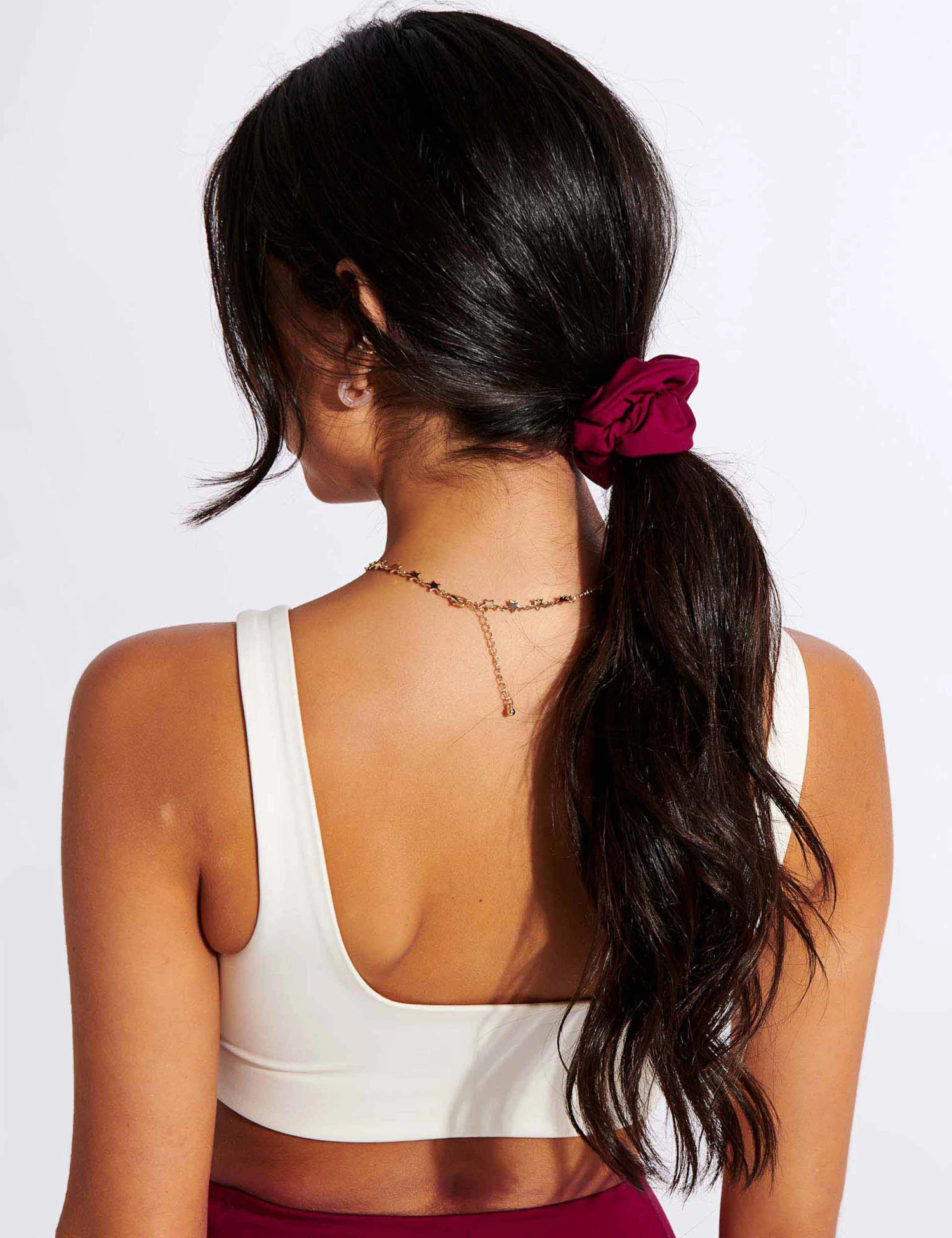 Scrunchie - Garnet 2 Scrunchie - Garnet - Image 2