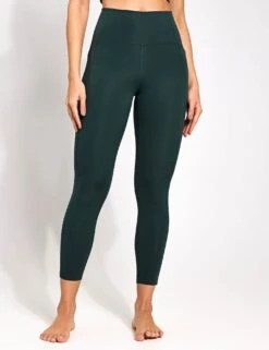 High Waisted 7/8 Pocket Legging - Moss 9 High Waisted 7/8 Pocket Legging - Moss -Outlet Elevate Activewear Store GirlfriendCollective High Waisted 7 8 Pocket Legging Moss MHF147 0003