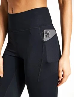 Go Train High Waisted Gym Leggings - Black -Outlet Elevate Activewear Store Goodmove GO TRAIN 5935 BLA 0004