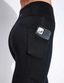 Go Move High Waisted Gym Leggings - Black -Outlet Elevate Activewear Store Goodmove Go Move High Waisted Gym Leggings T516545 Black 0004