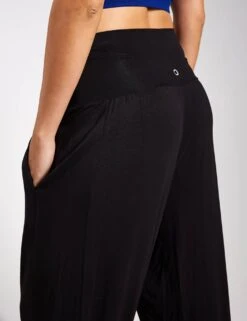 High Waisted Hareem Yoga Joggers - Black -Outlet Elevate Activewear Store Goodmove Harem Pant T51 6084A BLACK 0009