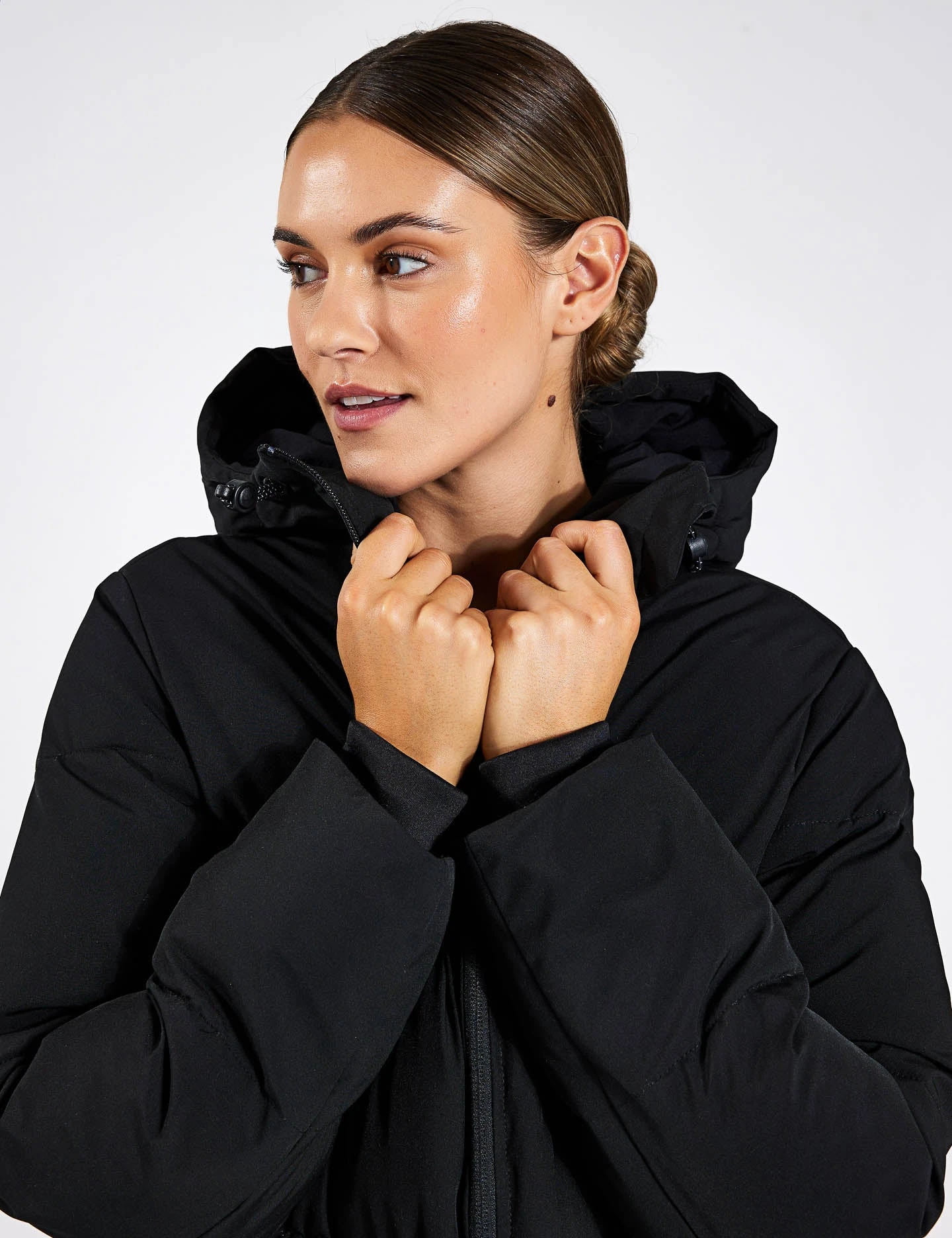 Matte Crop Jacket - Black 4 Matte Crop Jacket - Black - Image 4