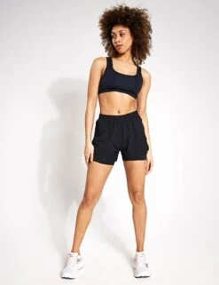 Layered Stormwear Shorts - Black -Outlet Elevate Activewear Store Goodmove NEW DOUBLE LAYER SHORT 5983 BLA 0003