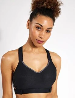Ultimate Support Non Wired Sports Bra - Black