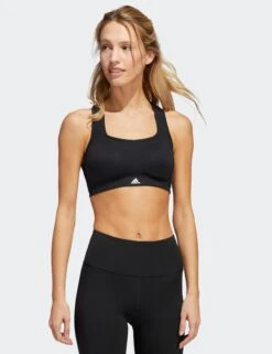 ADIDAS TLRD Impact Training High-Support Bra - Black/White