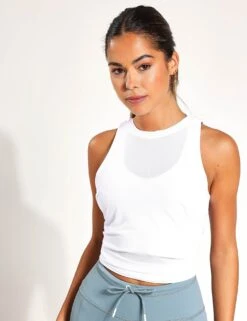 Kendall-XR Tank Top - Signature White -Outlet Elevate Activewear Store Lilybod KENDELL TANK TOP XR LT60 W Signature White 0003