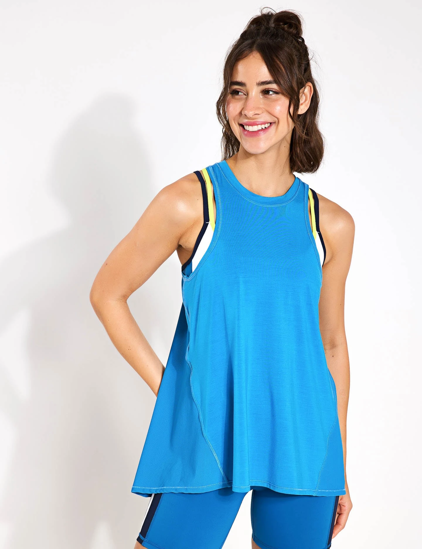 Kendall Tank - Bright Blue 1 Kendall Tank - Bright Blue