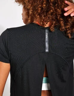 Kendall Tee - Tarmac Black 11 Kendall Tee - Tarmac Black -Outlet Elevate Activewear Store Lilybod Kendell Short Sleeve Top LT82B BL Black Leera Rib Tank LT73 OG Olive Green 0026