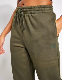 Lucy Track Pants - Olivine -Outlet Elevate Activewear Store Lilybod Lucy Oversized Fleece Track Pant LL89 OLV Olivine 0021