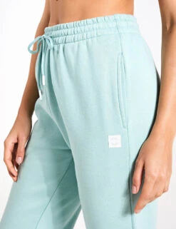 Millie Slim Fleece Track Pant - Sage Green -Outlet Elevate Activewear Store Lilybod Millie Slim Fleece Trackpant LL88 SG Sage Green 0005