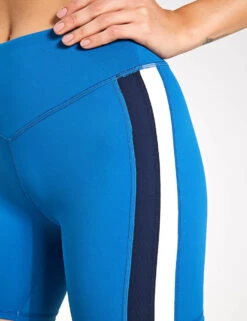 Sam Short - Bright Blue/White -Outlet Elevate Activewear Store Lilybod Sam Short 5 5 LS29 BBW Bright Blue White 0003