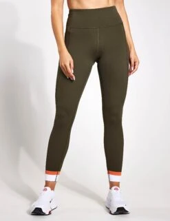 Strike-Back Legging - Olive Green -Outlet Elevate Activewear Store Lilybod Strike Back Legging LL140 OG Olive Green 0003