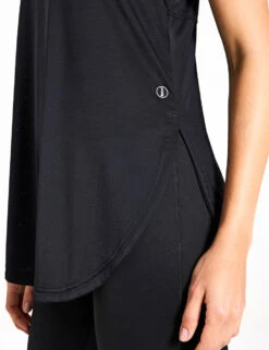 Zela Tank Top - Black -Outlet Elevate Activewear Store Lilybod ZELA MESH Tank LT53 B Black 0031