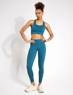 Outlet Elevate Activewear Store -Outlet Elevate Activewear Store Lilybod Zahlee Full Length Legging LBL87 C21 TL Teal 0002