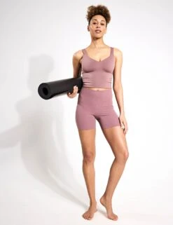 Nike Alate Bra Tank - Smokey Mauve/White -Outlet Elevate Activewear Store NIKE alate bra tank mauve white fn0543 208 FN0543 208 S 0020