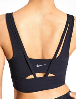 Nike Alate Ellipse Longline Sports Bra - Black/Sail -Outlet Elevate Activewear Store NIKE alate ellipse longline sports bra black sail do6619 010 ZYM143 0051