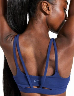 Nike Alate Trace Bra - Midnight Navy/White -Outlet Elevate Activewear Store Nike Alate Trace Bra do6608 410 Navy White 0015 d17c2954 db70 41d6 af45 27821e4c699c