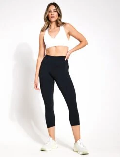 Nike One High Waisted Crop Leggings - Black -Outlet Elevate Activewear Store Nike One High Waisted Crop Leggings Black FN3236 010 S 0007