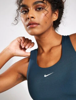 Nike Swoosh Bra Tank - Deep Jungle/White -Outlet Elevate Activewear Store Nike Swoosh Bra Tank dv9897 328 Jungle White 0026