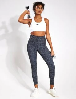Nike Swoosh High Support Bra - White/Black -Outlet Elevate Activewear Store Nike Swoosh High Support Bra dx6815 100 White Black 0041