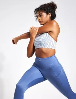 Nike Go High Waisted Leggings - Diffused Blue/Black -Outlet Elevate Activewear Store Nike Swoosh Phoenix Sports Bra dv9994 423 Blue 0027