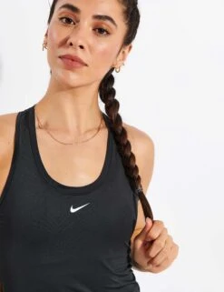 Nike Dri-FIT One Tank - Black -Outlet Elevate Activewear Store Nike W NK DRI FIT ONE TANK DD0623 010 BLACK 0025