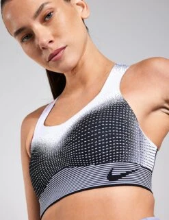 Nike Swoosh Flyknit Bra - Black/White/Bright Crimson 9 Nike Swoosh Flyknit Bra - Black/White/Bright Crimson -Outlet Elevate Activewear Store Nike W NK SWSH FLYNIT BRA DQ5119 010 BLACK WHITE BRIGHT CRIMSON 0037