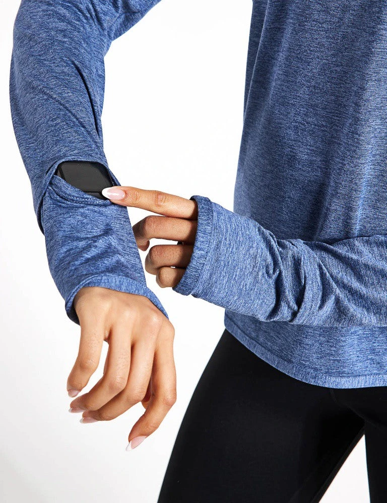 Nike Dri-FIT Swift Element UV Crew Neck Top - Ashen Slate/Reflective Silver 6 Nike Dri-FIT Swift Element UV Crew Neck Top - Ashen Slate/Reflective Silver - Image 6