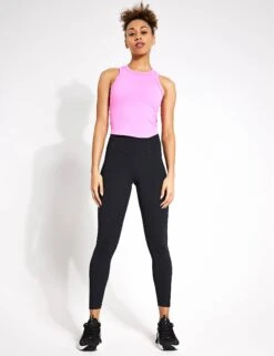 Nike One 7/8 Leggings - Black/White -Outlet Elevate Activewear Store Nike nike one 7 8 leggings black white dv9020 010 0001