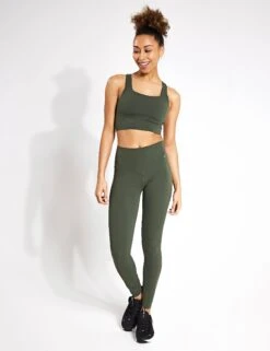 Nike Zenvy High Waisted Leggings - Cargo Khaki/Black -Outlet Elevate Activewear Store Nike nike zenvy hw leggings khaki black dq6013 325 0001