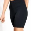 Nike One High Waisted 8" Biker Shorts - Black